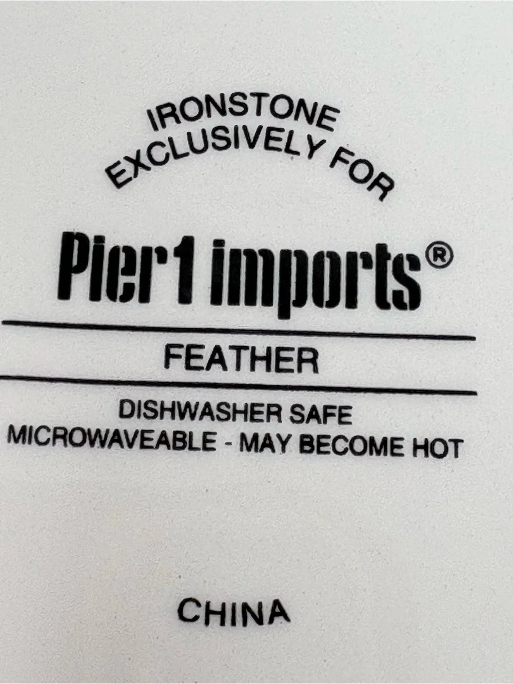 3pc Pier 1 Imports Ironstone Salad Plate 8.75” Maple Grove Birch Forest Feather